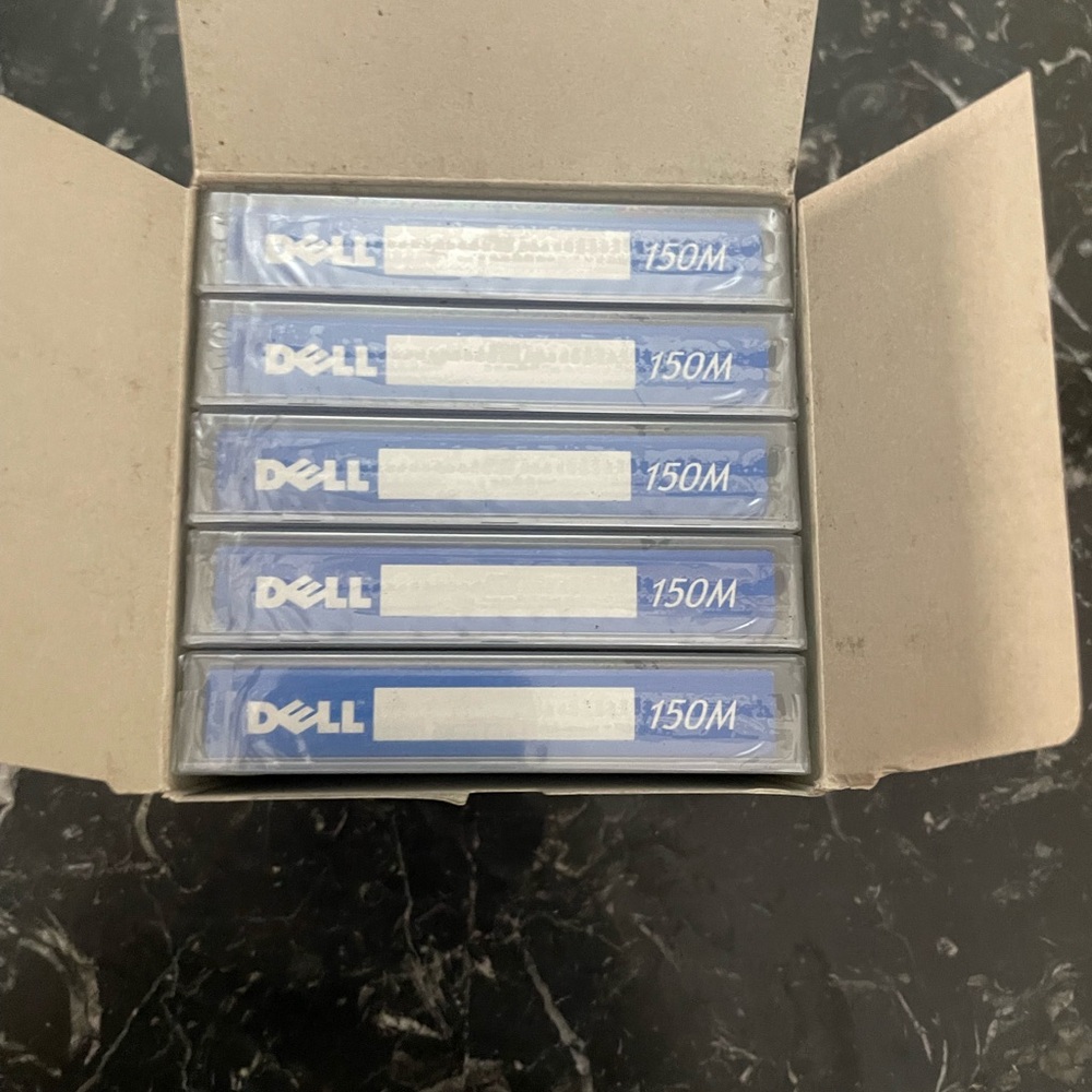NEW Dell 150M 20/40GB DDS-4 4mm Data Tape DP/N 09W083 Lot Of 5